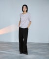 milli de l'air パフィバック 裏フリースダンボールニット ワイドパンツ レディース商品サムネイル-7