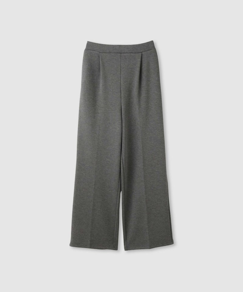 milli de l'air  パフィバック 裏フリースダンボールニット ワイドパンツ レディース商品画像-11