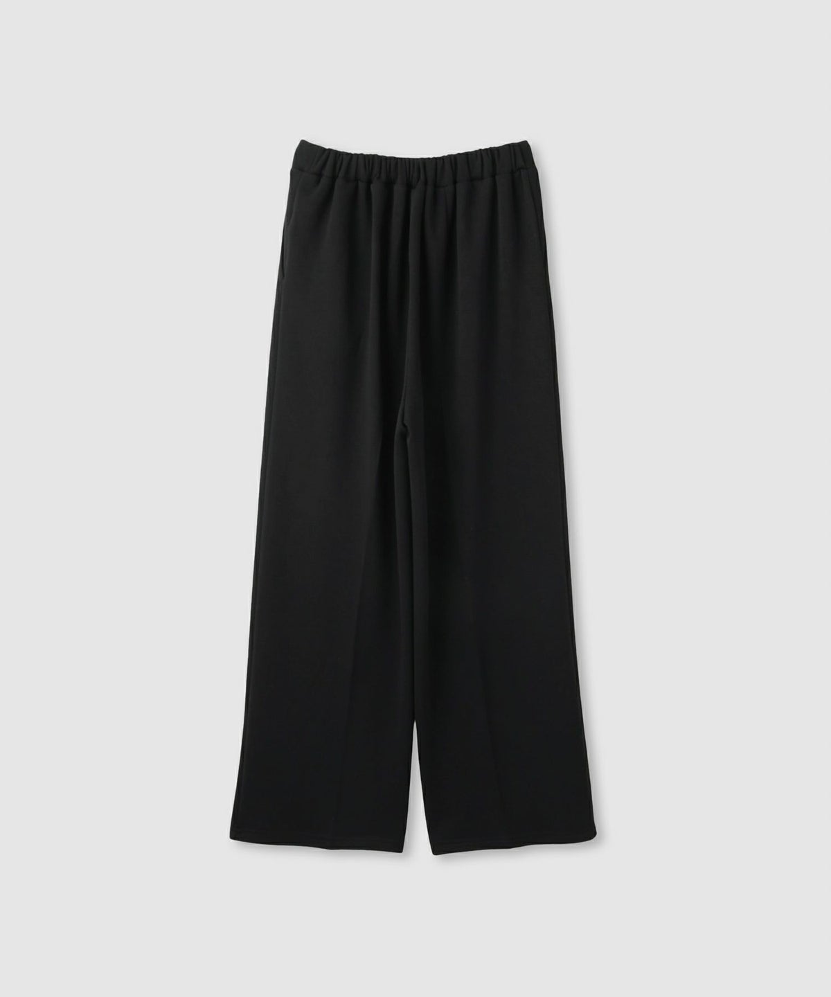 milli de l'air パフィバック 裏フリースダンボールニット ワイドパンツ レディース