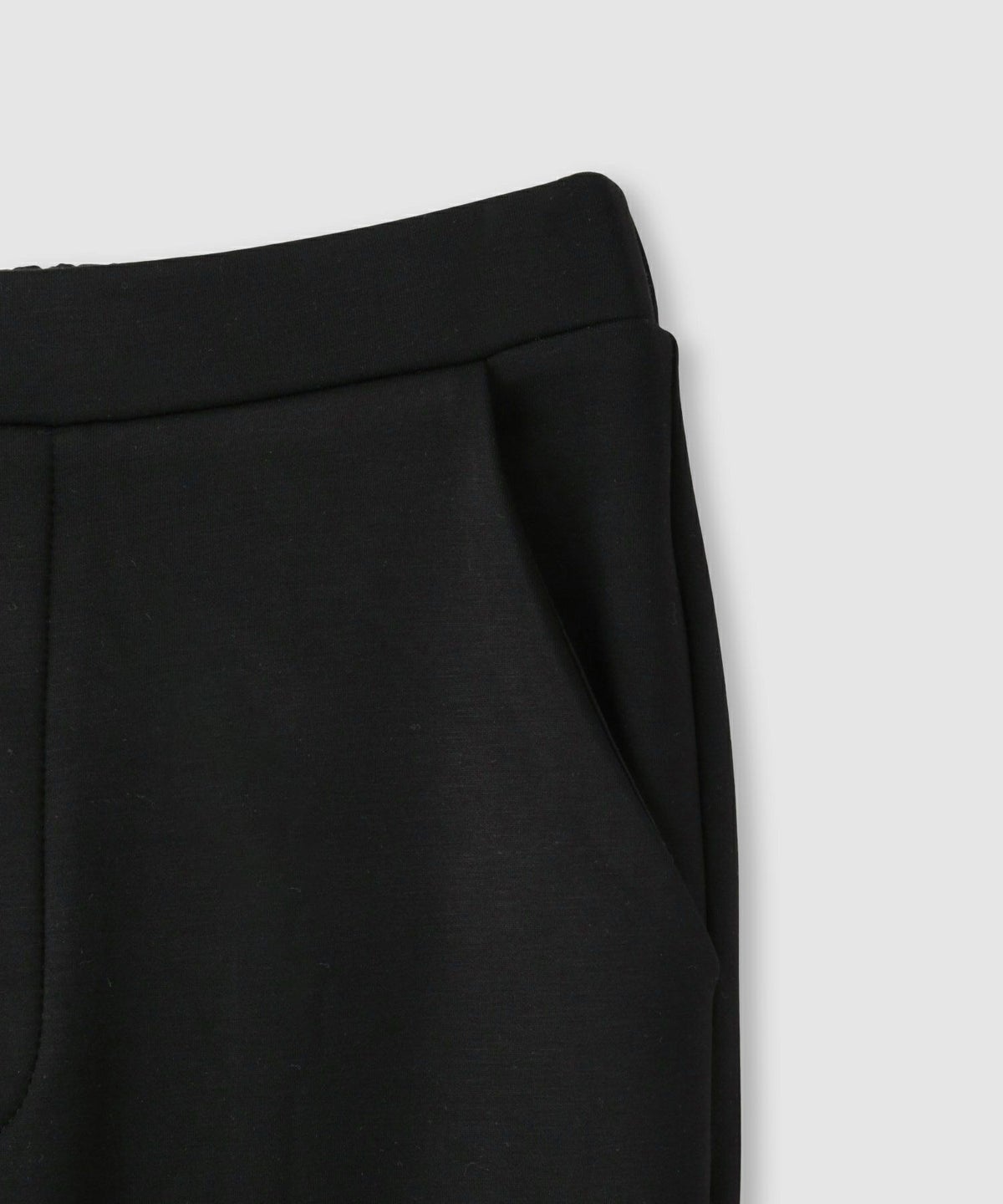 milli de l'air パフィバック 裏フリースダンボールニット スリムパンツ レディース