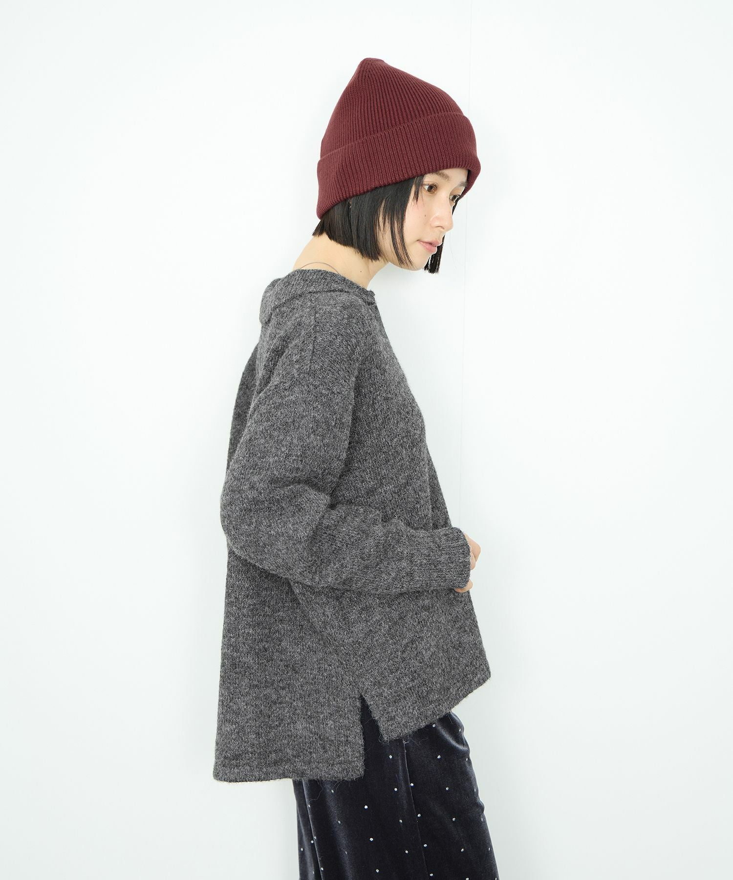 新品タグ付き　Stella McCartney グレー ニット帽　ビーニー 楽天市場】ニット帽 adidas by stella mccartneyの通販