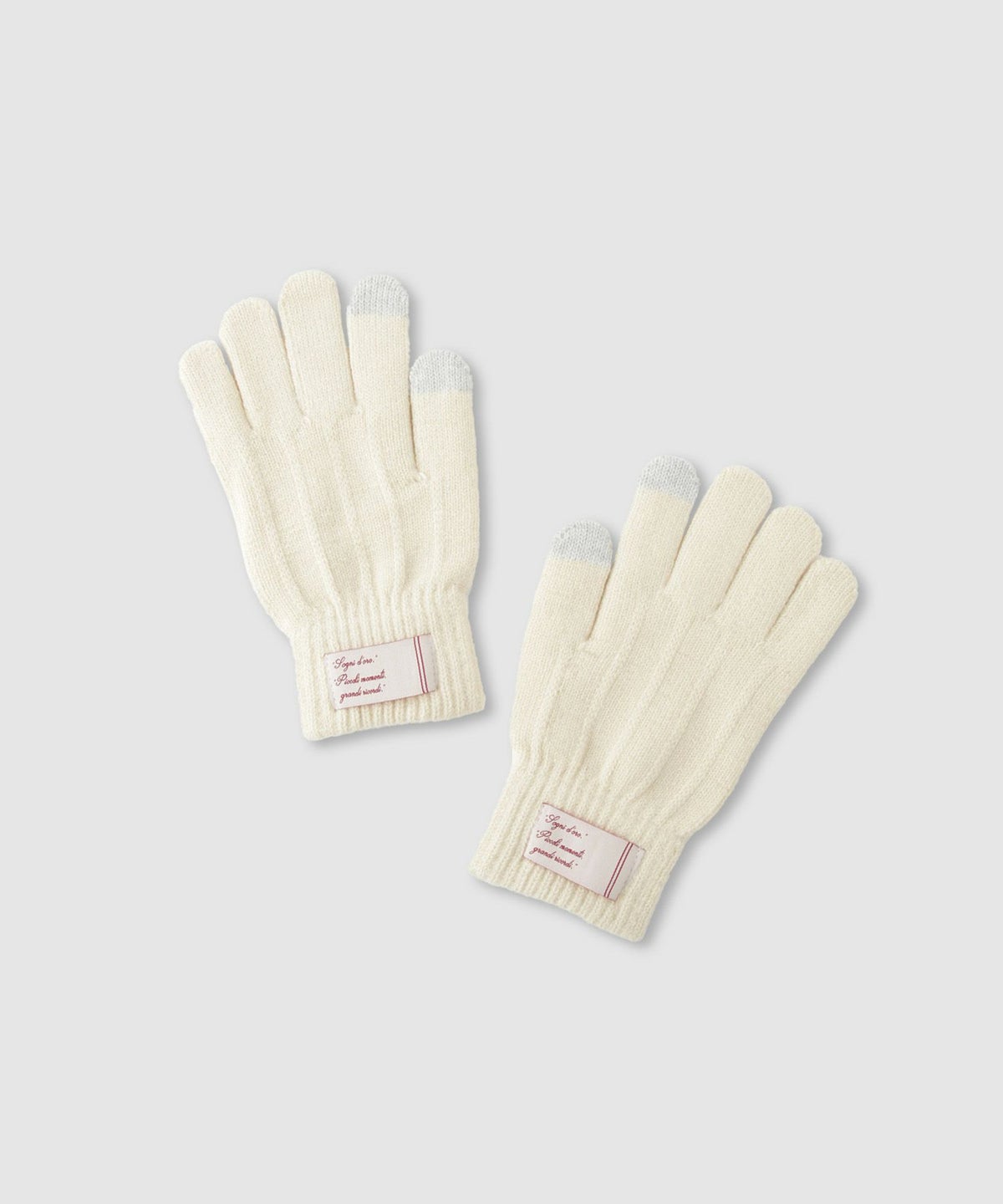 スマホタッチ手袋 無地 レディース