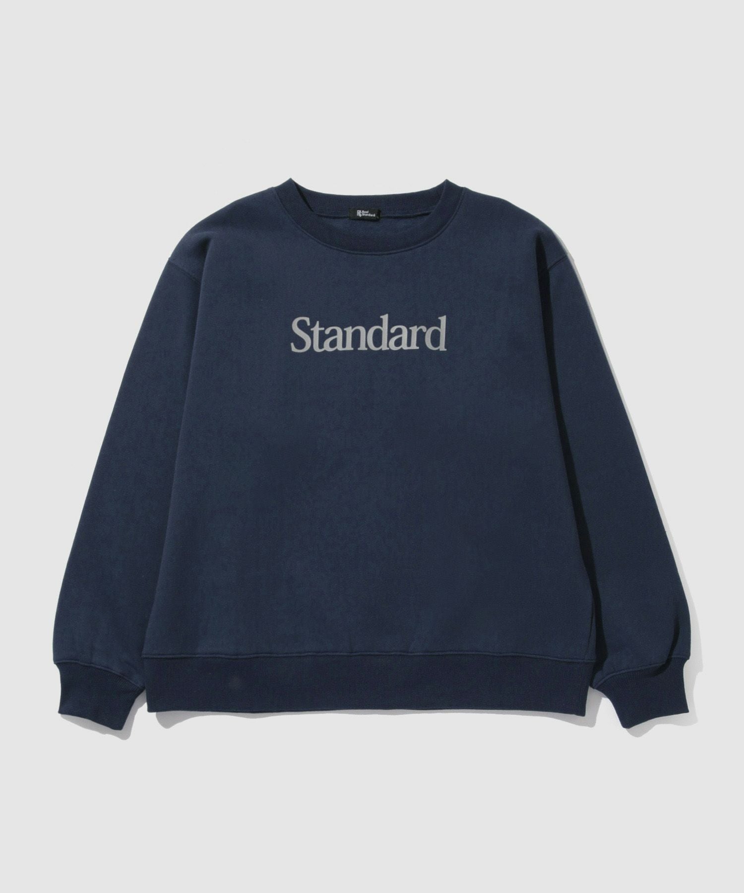 Real Standard 裏起毛プリントトレーナー メンズ Real Standard 裏起毛プリントトレーナー メンズ