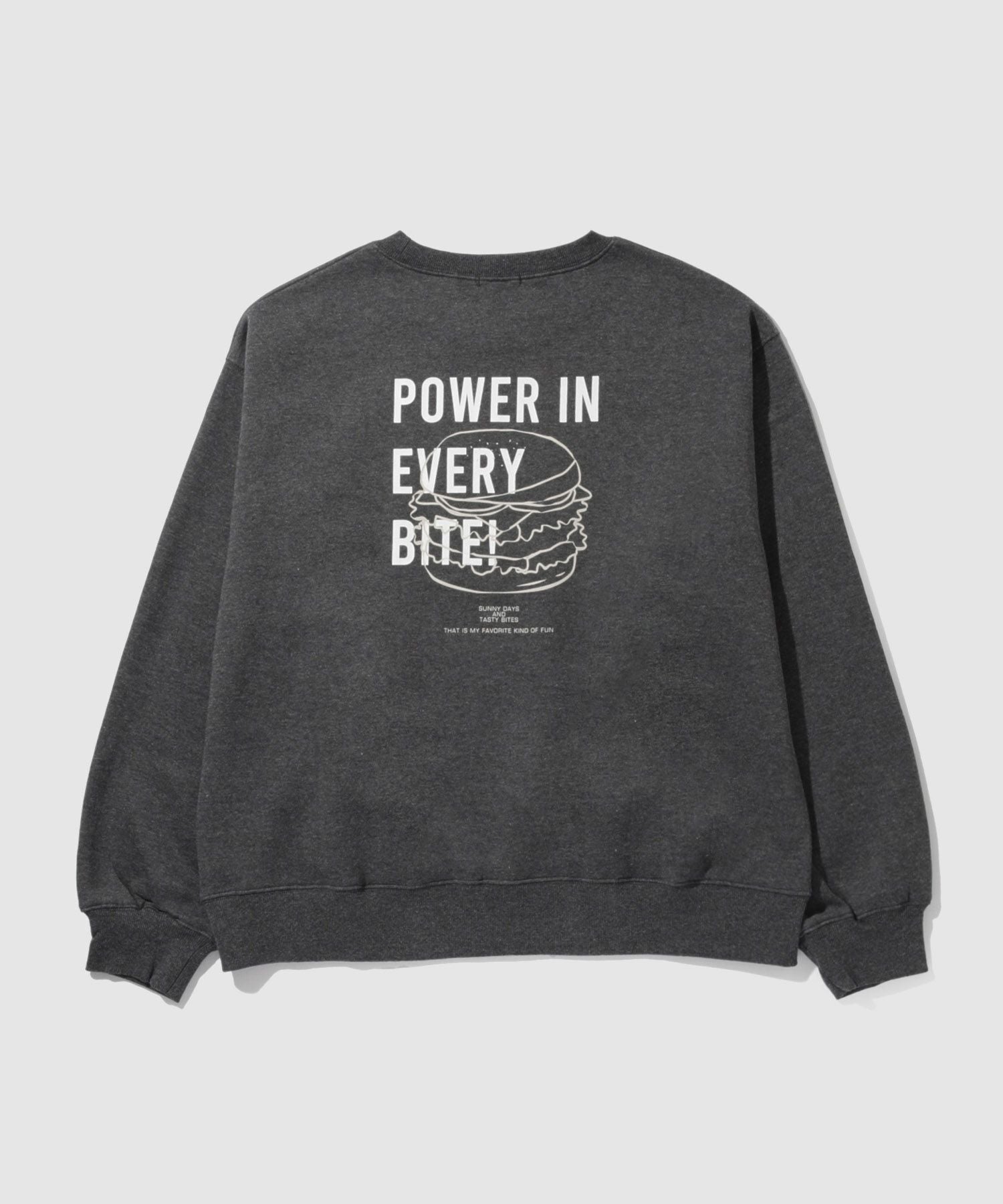 Real Standard 裏起毛プリントトレーナー メンズ