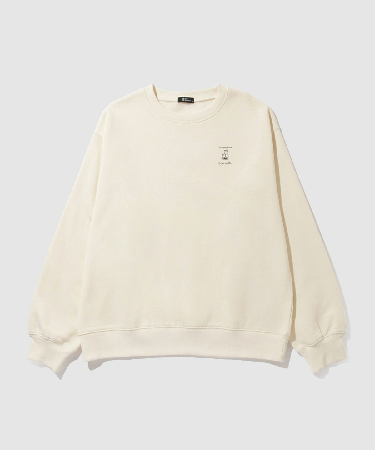 Real Standard 裏起毛プリントトレーナー メンズ