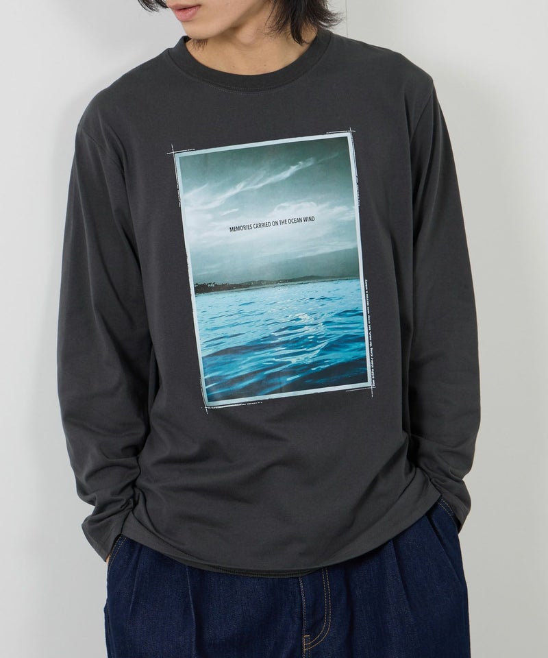 T-GRAPHICS フォトプリント長袖Tシャツ メンズ商品画像-4