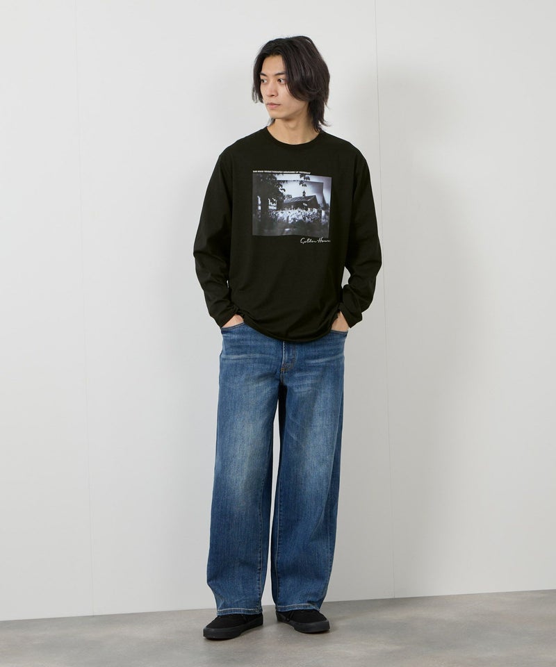 T-GRAPHICS  フォトプリント長袖Tシャツ メンズ商品画像-8