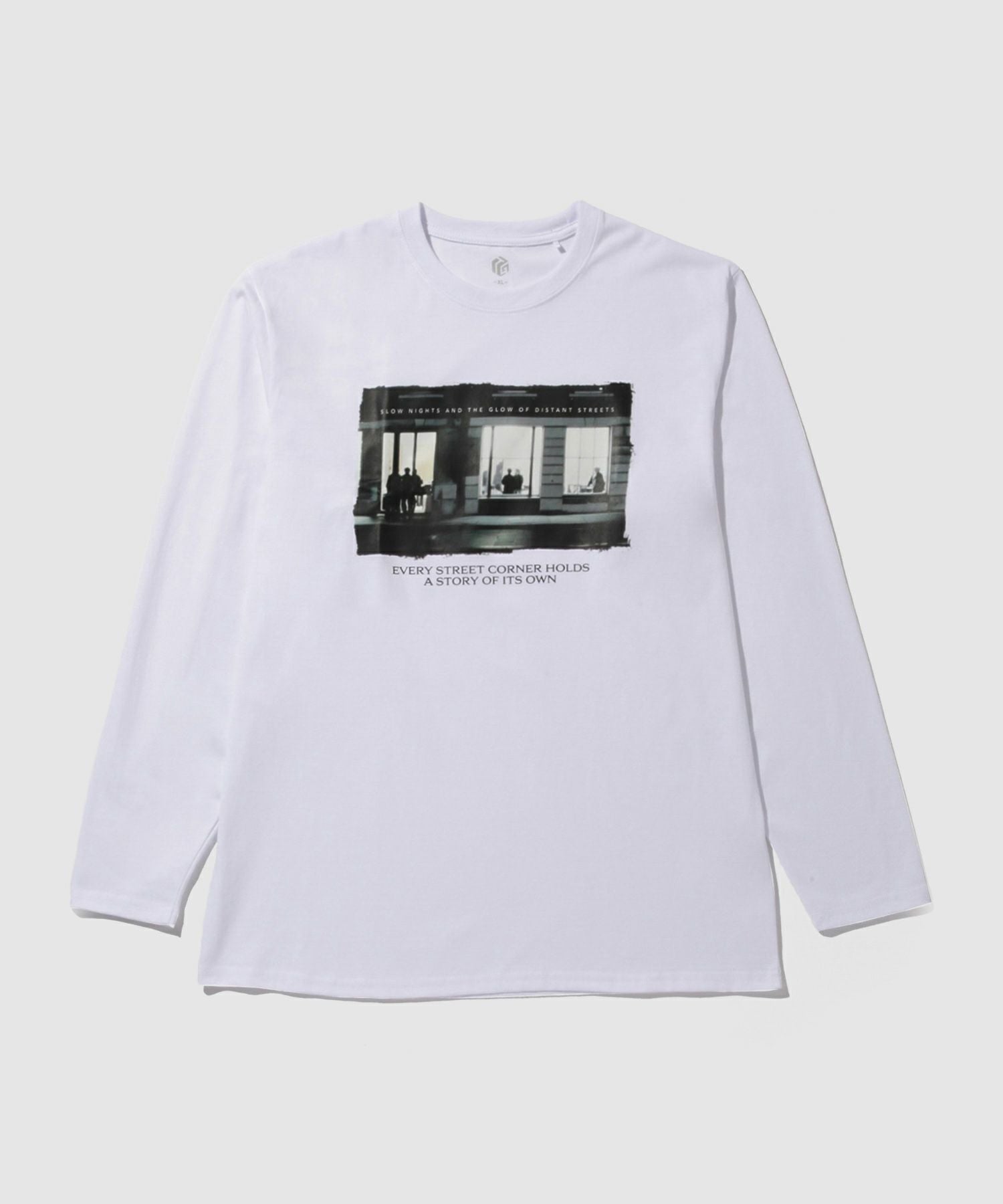 T-GRAPHICS フォトプリント長袖Tシャツ メンズ