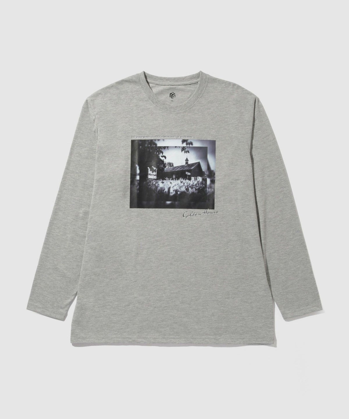 T-GRAPHICS フォトプリント長袖Tシャツ メンズ