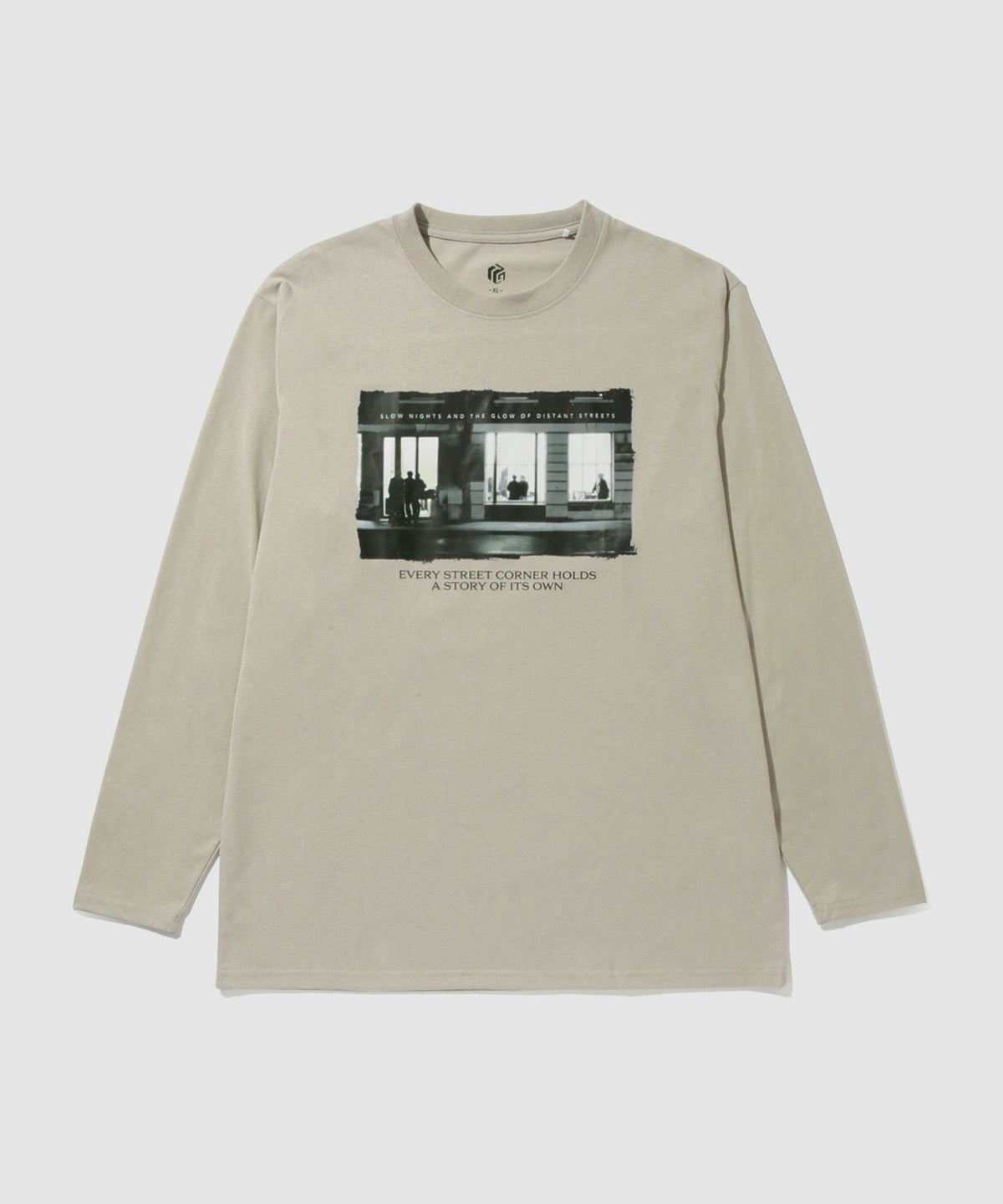 T-GRAPHICS フォトプリント長袖Tシャツ メンズ