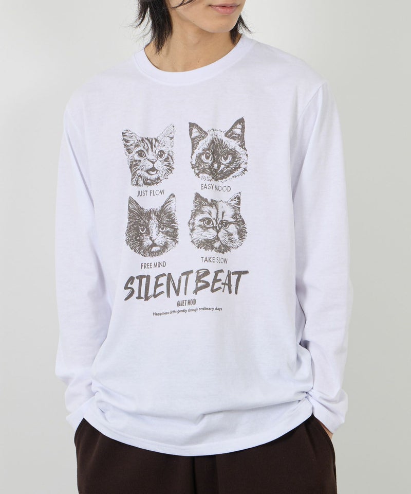 T-GRAPHICS  アニマルプリント長袖Tシャツ メンズ商品画像-2