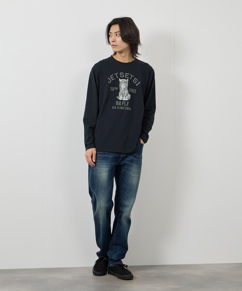 T-GRAPHICS  アニマルプリント長袖Tシャツ メンズ商品画像-8