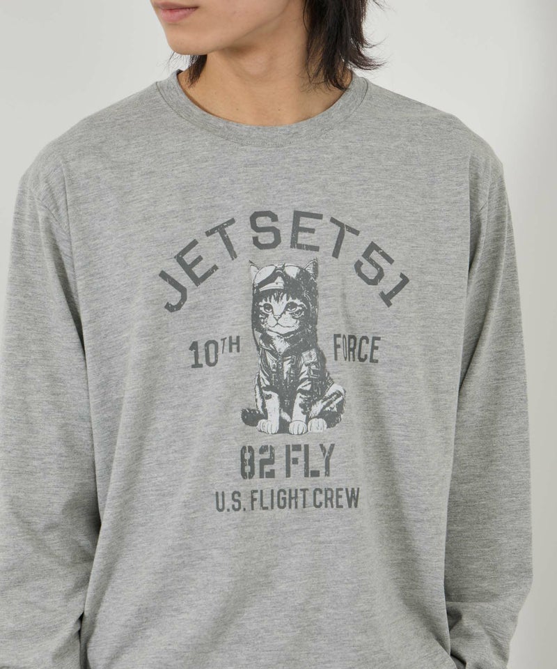 T-GRAPHICS アニマルプリント長袖Tシャツ メンズ商品画像-13