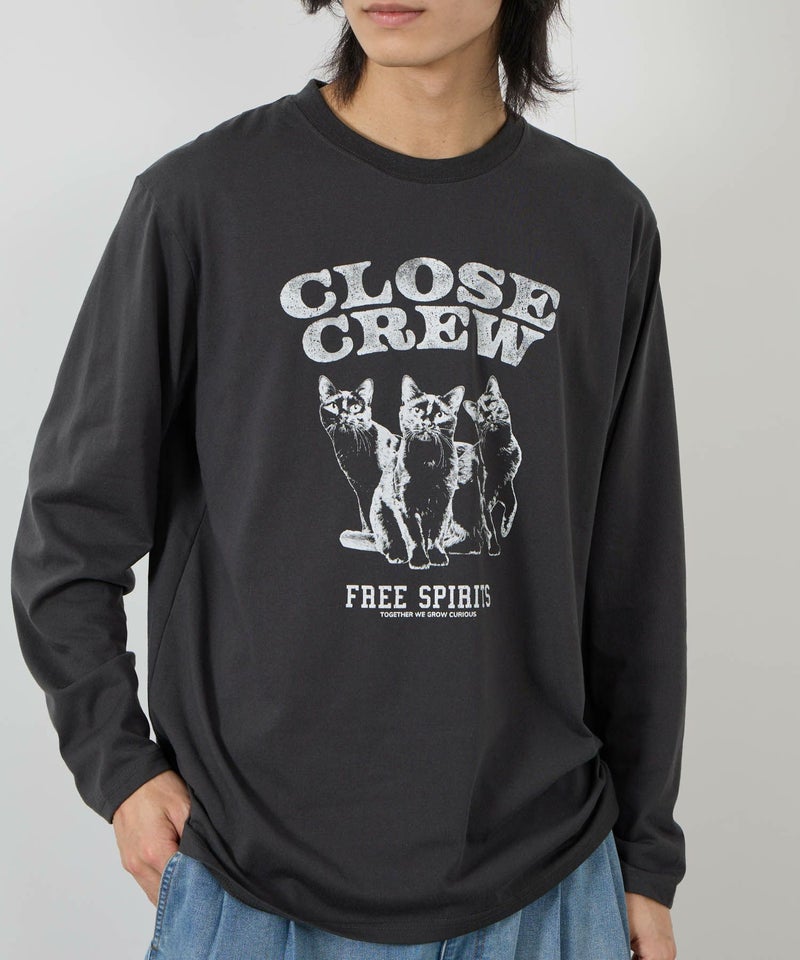 T-GRAPHICS アニマルプリント長袖Tシャツ メンズ商品画像-15