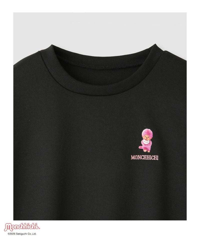 モンチッチ ポンチ素材転写プリントトレーナー キッズ商品画像-3