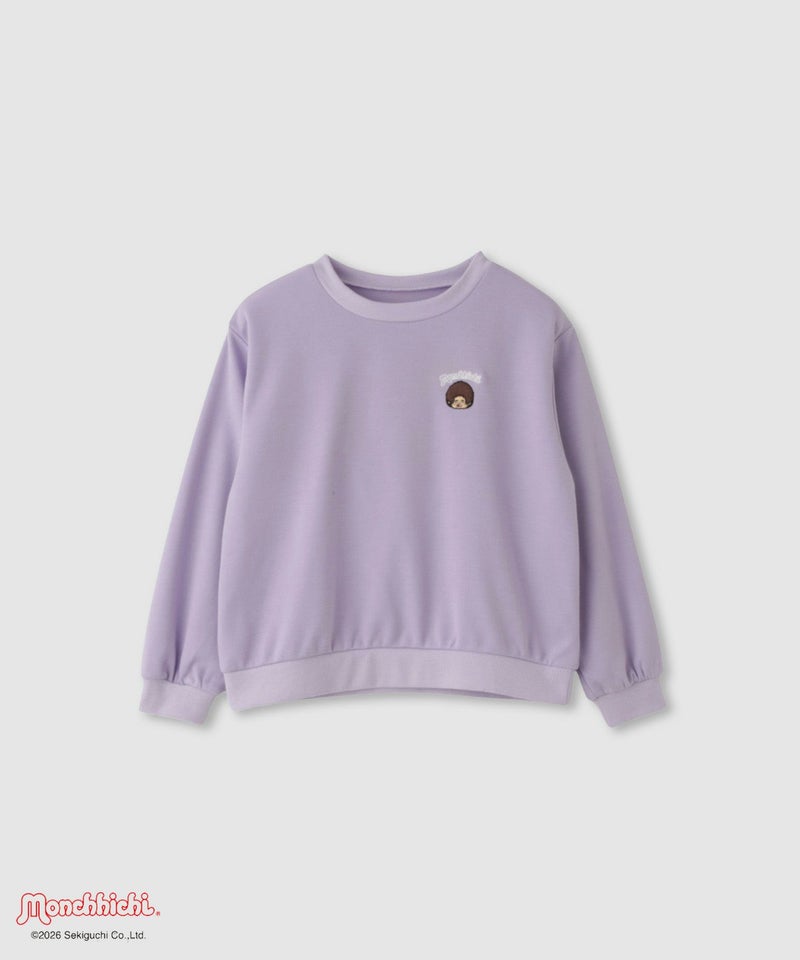 モンチッチ ポンチ素材転写プリントトレーナー キッズ商品画像-2