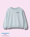ANGEL BLUE  ポンチ素材刺繍プリントトレーナー キッズ商品サムネイル-2