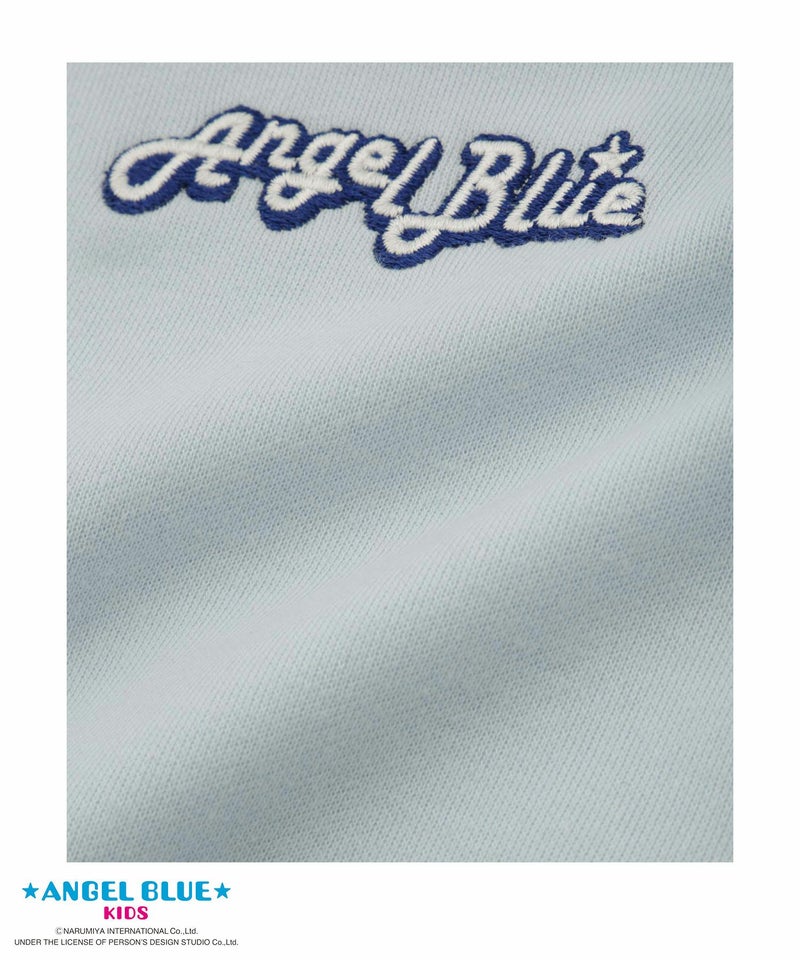 ANGEL BLUE ポンチ素材刺繍プリントトレーナー キッズ商品画像-7