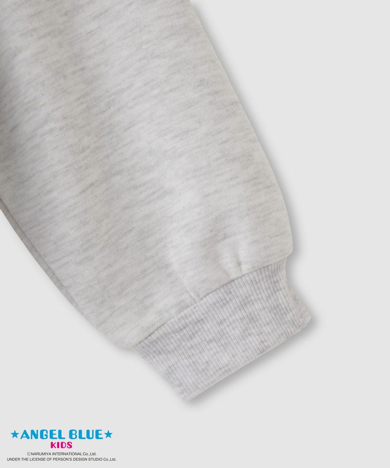 ANGEL BLUE ポンチ素材花プリントトレーナー キッズ商品画像-4