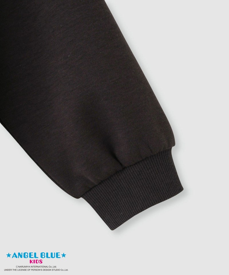 ANGEL BLUE ポンチ素材ハートプリントトレーナー キッズ商品画像-4