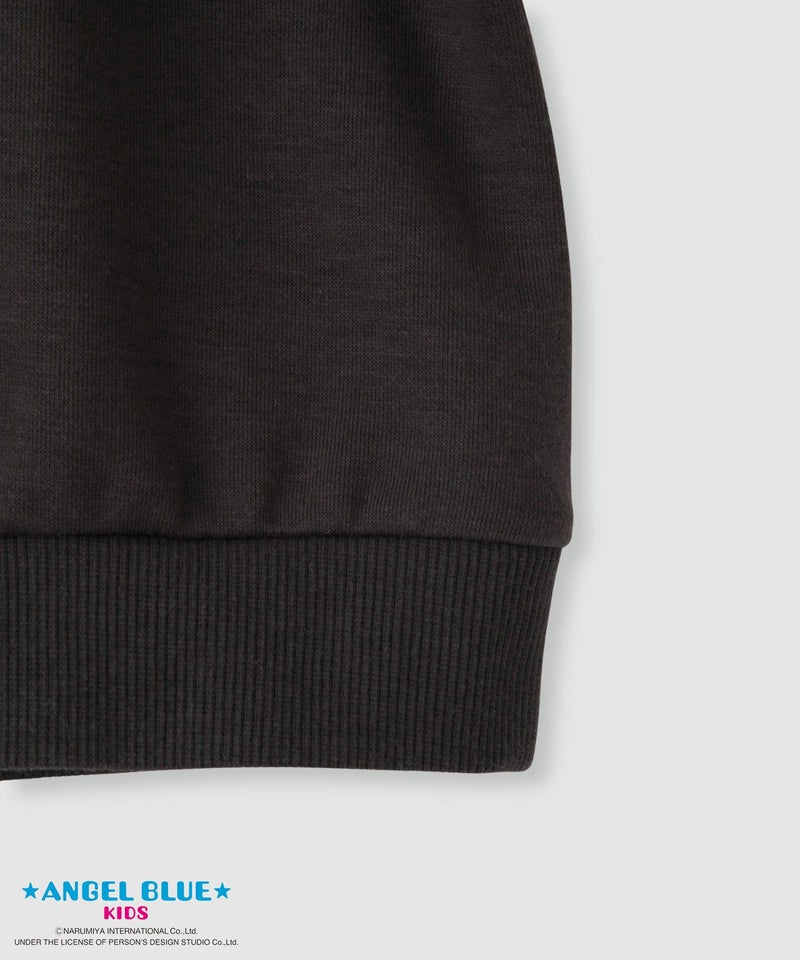 ANGEL BLUE  ポンチ素材ハートプリントトレーナー キッズ商品画像-5