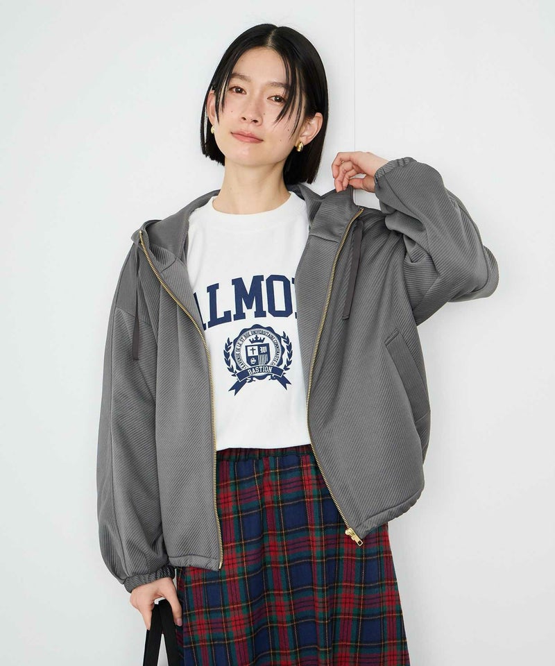 [値下げ]Idnes  カルゼフードブルゾン レディース商品画像-1