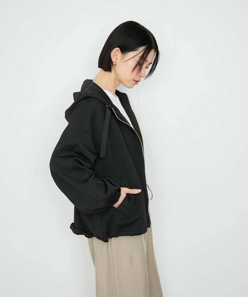 [値下げ]Idnes  カルゼフードブルゾン レディース商品画像-11