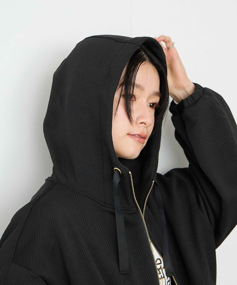 [値下げ]Idnes  カルゼフードブルゾン レディース商品画像-15