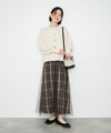 Idnes リバーシブルネルチェックスカート レディース商品サムネイル-10