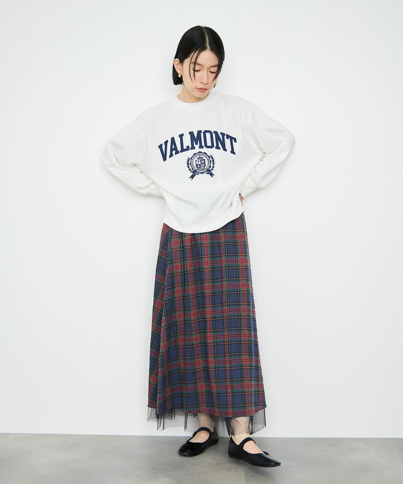 Idnes リバーシブルネルチェックスカート レディース商品画像-17