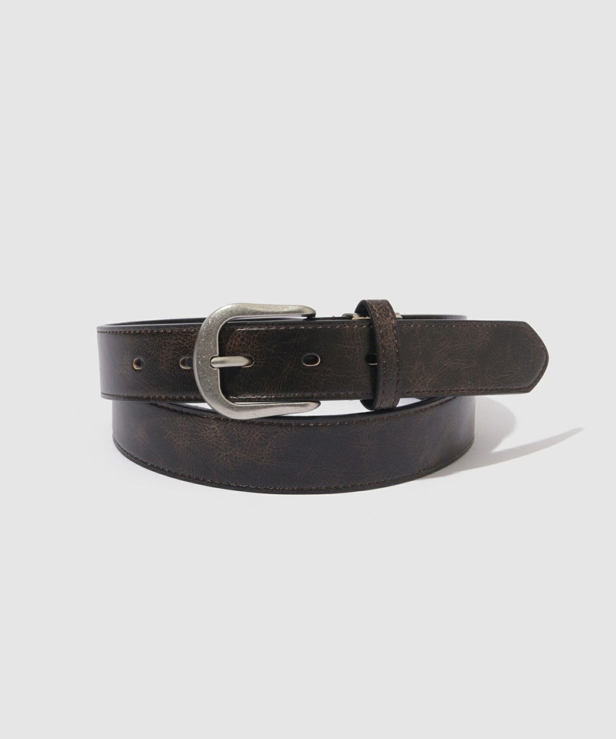 30mmムラ調カラーベルト メンズ