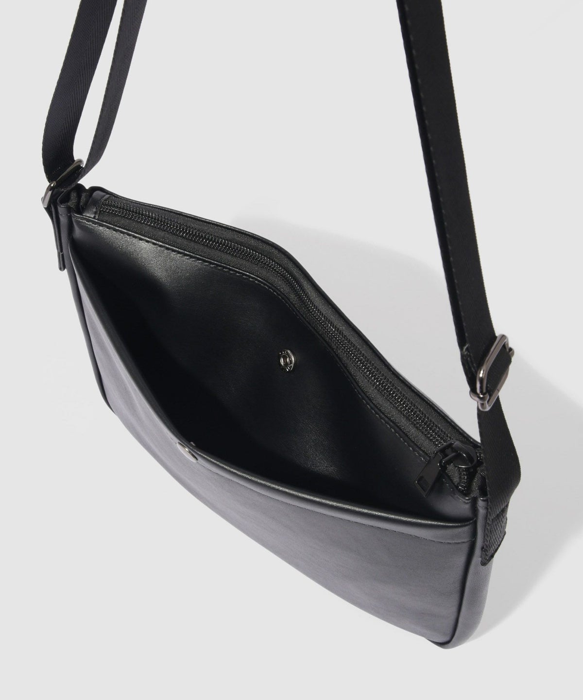 ソフト合皮薄型サコッシュショルダーバッグ