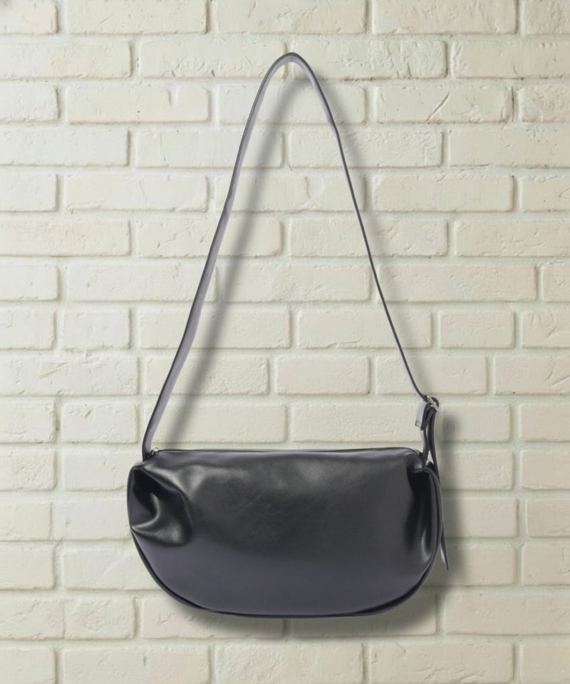 ソフト合皮横型ショルダーバッグ商品画像-1