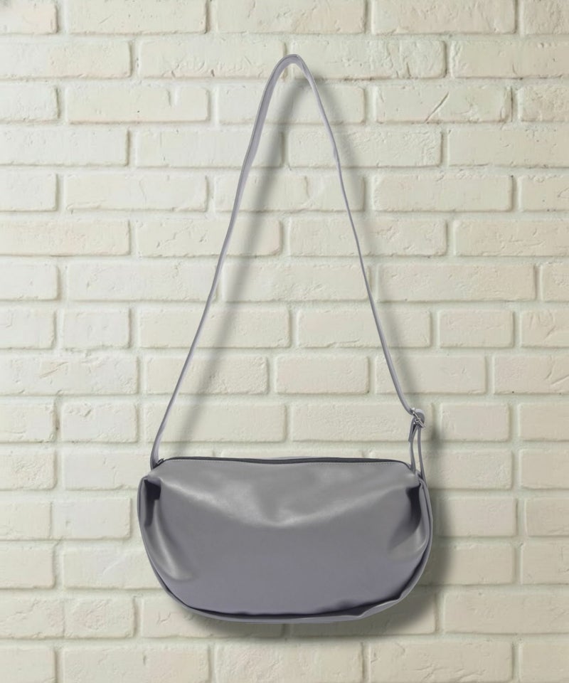 ソフト合皮横型ショルダーバッグ商品画像-2