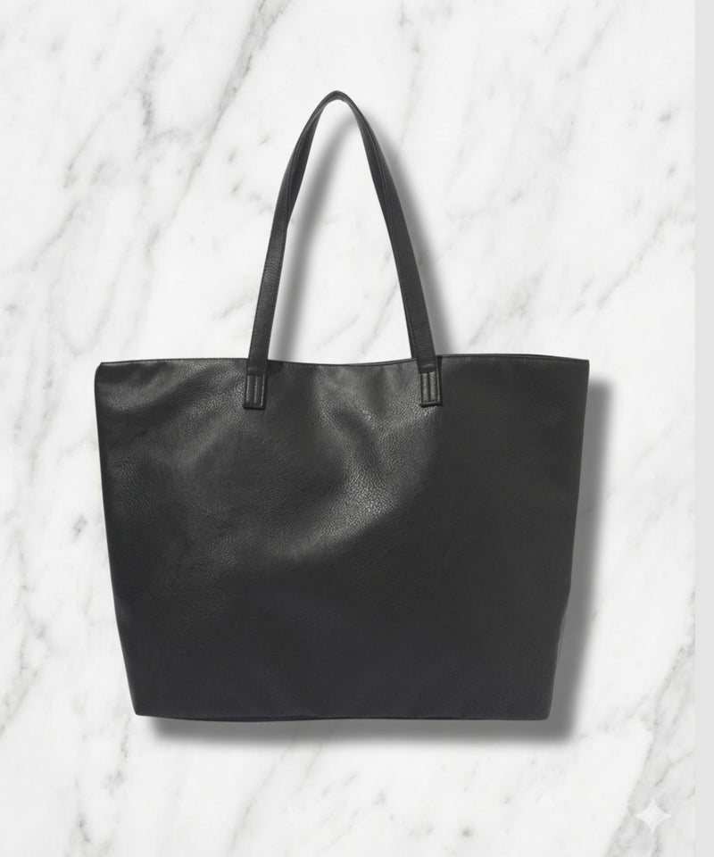 ムラ調合皮多ポケットトートバッグ商品画像-1