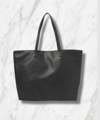 ムラ調合皮多ポケットトートバッグ