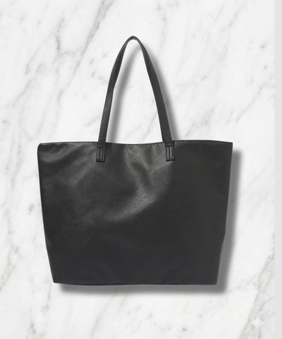 ムラ調合皮多ポケットトートバッグ