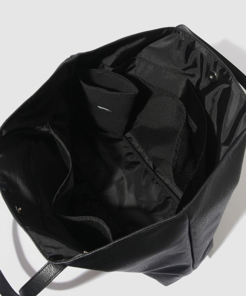 ムラ調合皮多ポケットトートバッグ商品画像-7