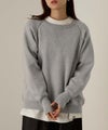 NAVY ガゼット付きWジャガードニットプルオーバー レディース商品サムネイル-3