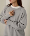 NAVY ガゼット付きWジャガードニットプルオーバー レディース商品サムネイル-10