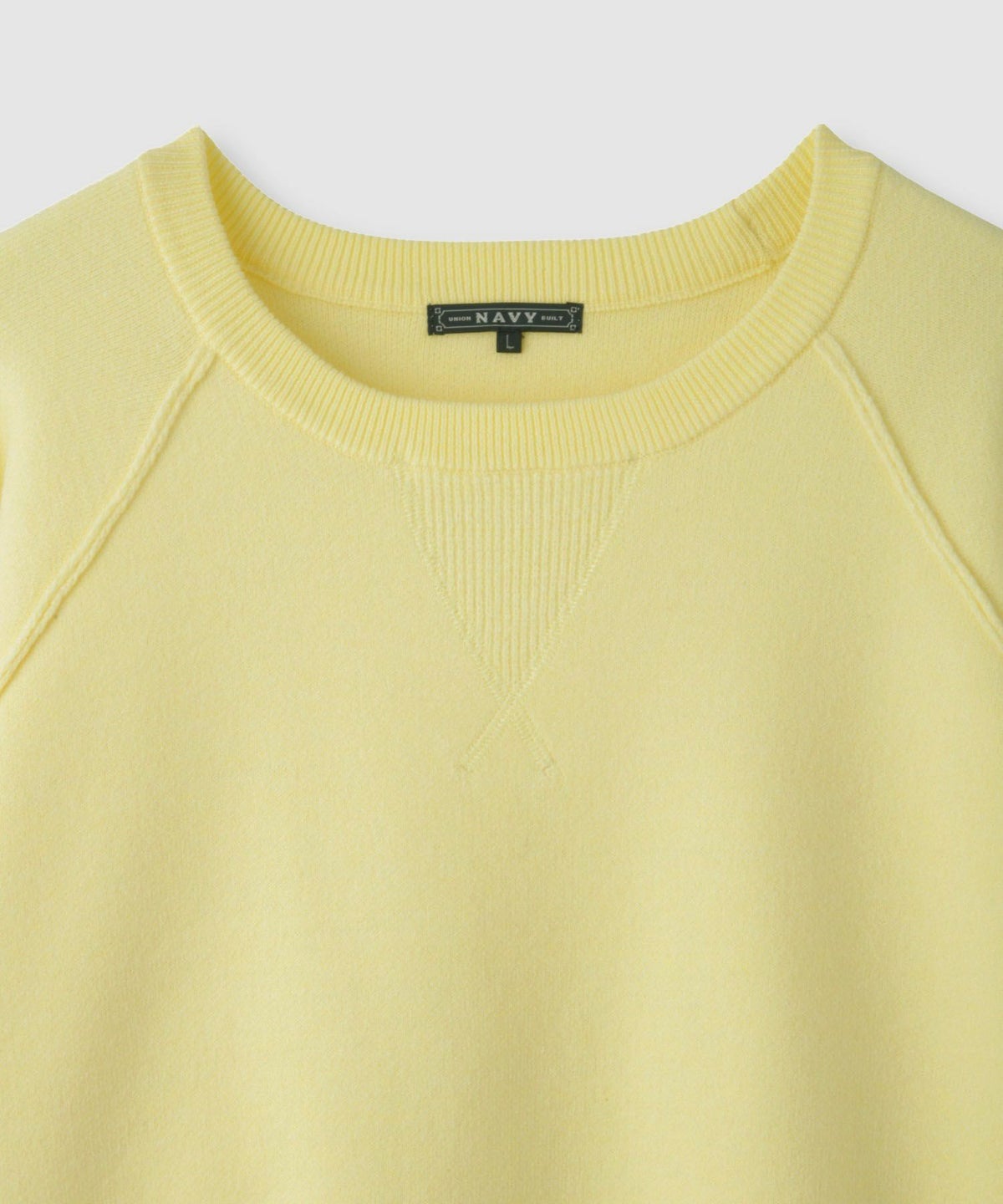 NAVY ガゼット付きWジャガードニットプルオーバー レディース