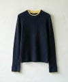 NAVY 配色リブインナープルオーバー レディース商品サムネイル-17