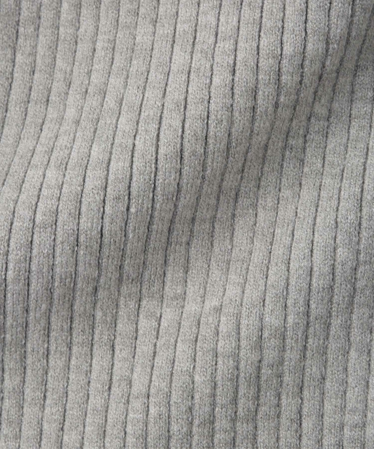 NAVY 配色リブインナープルオーバー レディース