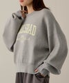 NAVY カレッジロゴWジャガードニット レディース商品サムネイル-12