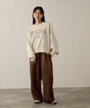 NAVY カレッジロゴWジャガードニット レディース商品サムネイル-21