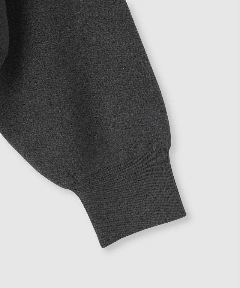 NAVY  カレッジロゴWジャガードニット レディース商品画像-28