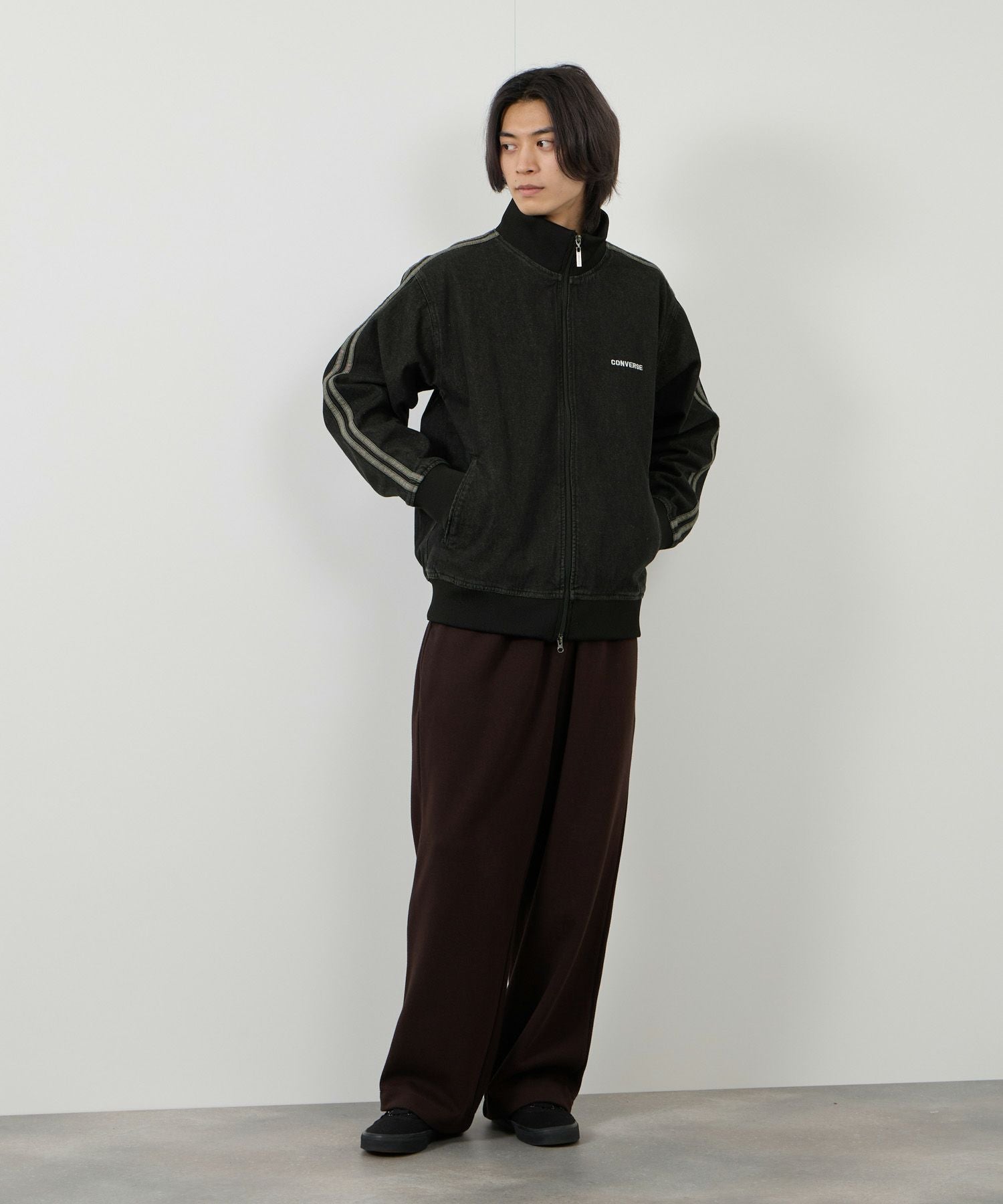 CONVERSE デニムトラックジャケット メンズ