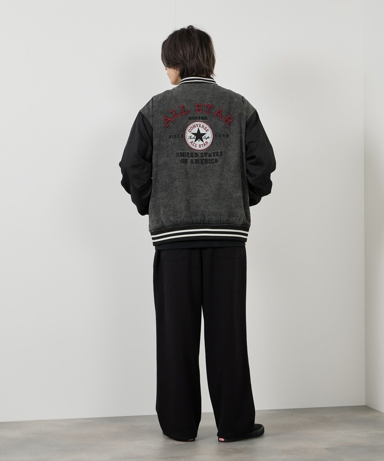 CONVERSE デニムスタジアムジャケット メンズ