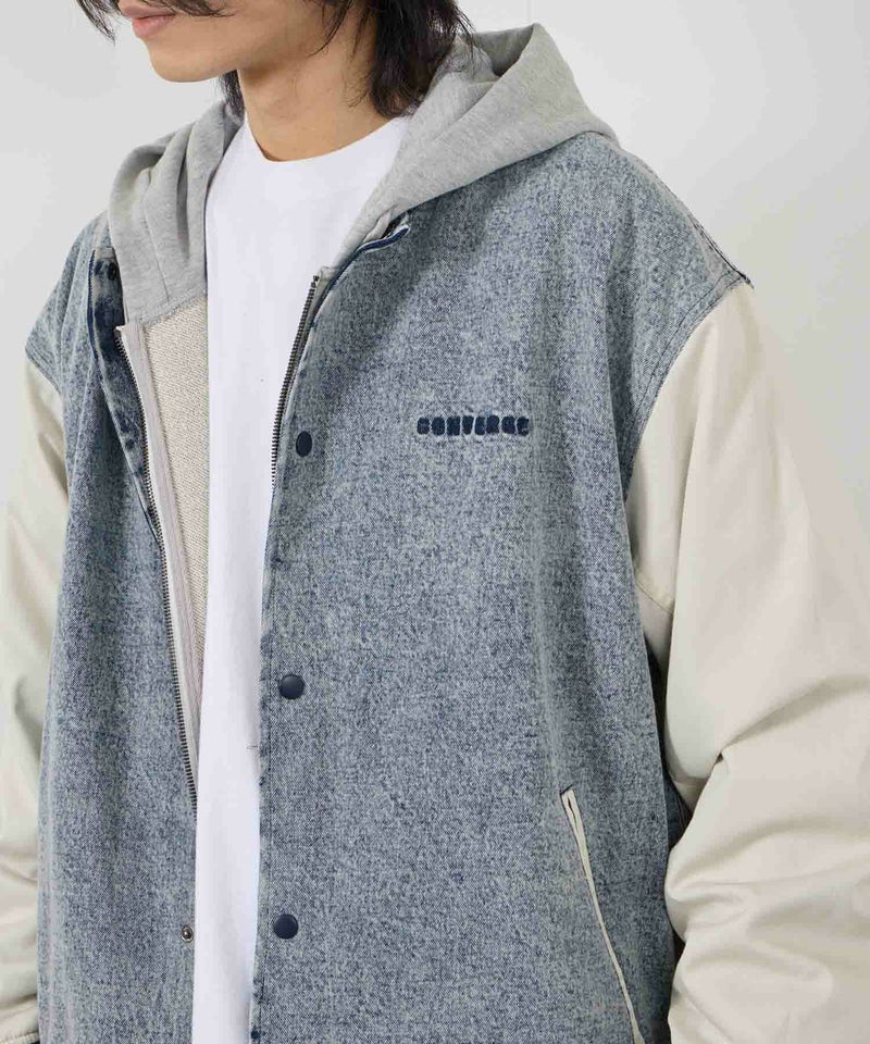 CONVERSE デニムスタジアムジャケット メンズ商品画像-8