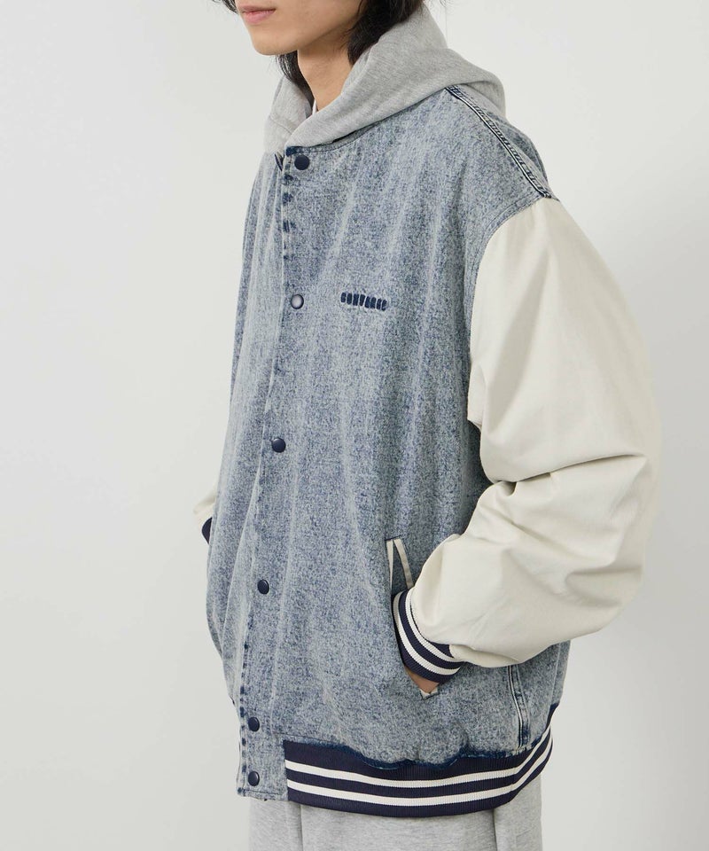 CONVERSE デニムスタジアムジャケット メンズ商品画像-11